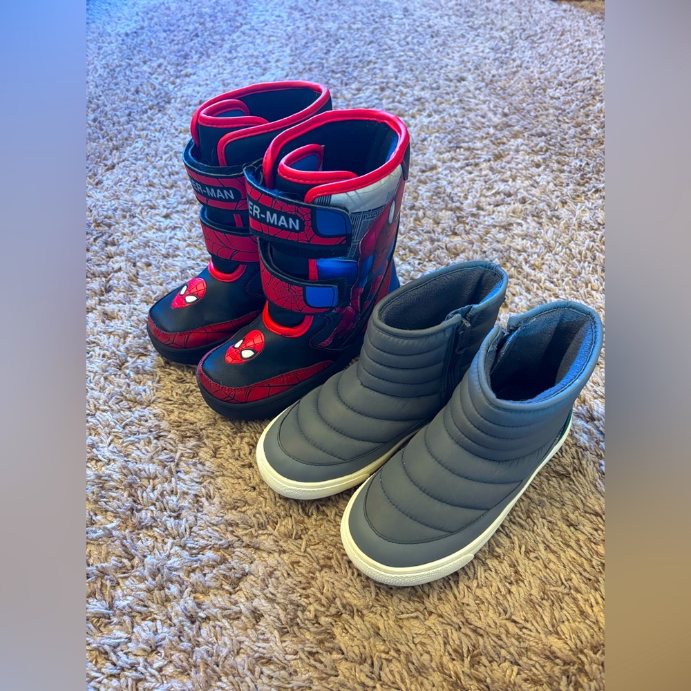 Boys size 12 boots x 2!